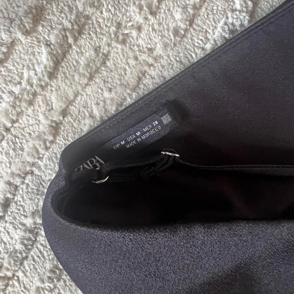 Zara Asymmetric One Shoulder Top with Jewel Trim - Picture 3 of 4